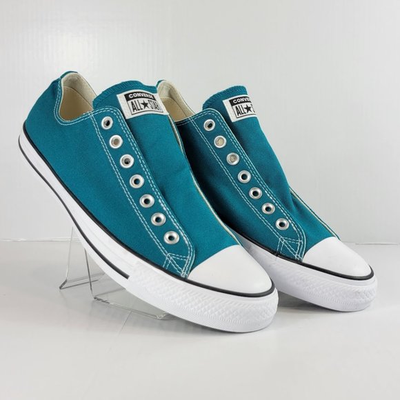 CONVERSE UNISEX CTAS slip sneakers bright spruce Sz 10